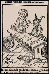 Illustration till boken Ship of Fools av Sebastian Brant, 1497.