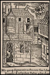 Illustration till boken Ship of Fools av Sebastian Brant, 1497.