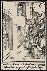 Illustration till boken Ship of Fools av Sebastian Brant, 1497.