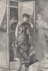 I Came a Storm of Wind, Rain and Spray - och Portia The Galaxy, An Illustrated ..., december 1869.