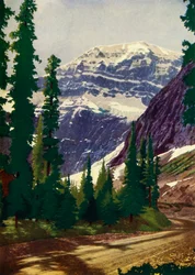 I Kanadas största nationalpark - Jasper nationalpark, cirka 1948.