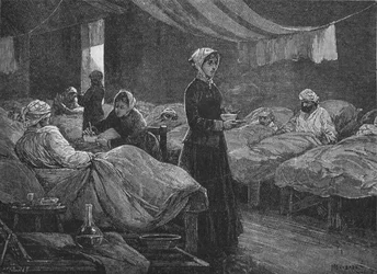 På sjukhuset i Scutari, c1880, 1902
