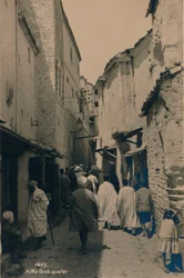 I de arabiska kvarteren, Kairo, Egypten, 1936
