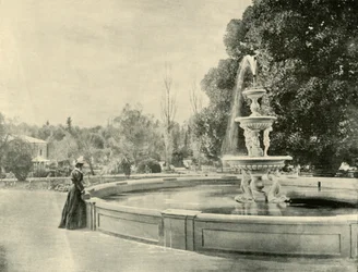 I den botaniska trädgården, Adelaide, 1901.