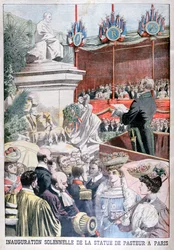 Invigning av Louis Pasteurs-statyn, Paris, 1904