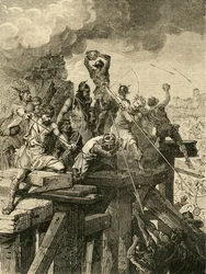 Incident in the Siege of Paris: Defending the Bridge and Tower, 845, 1890.