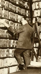 Index över fingeravtryck vid Scotland Yard, London, c1912, 1935.