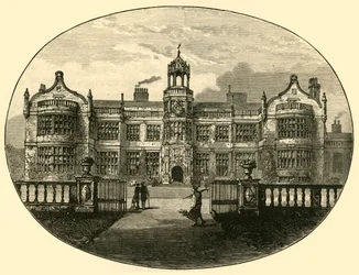 Ingestre Hall Gamla byggnaden, 1898.