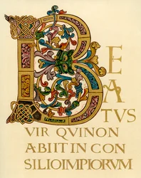 Inledande bokstav B, 980-1000 e.Kr