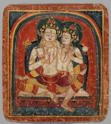 Initieringskort Tsakalis: Bhumirgharba, tidigt 1400-tal.