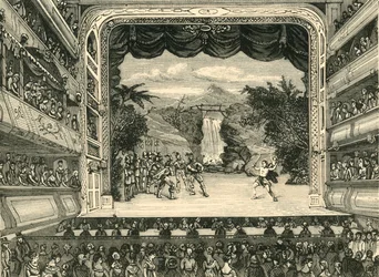 Interiör av Covent Garden Theatre 1804, 1881.