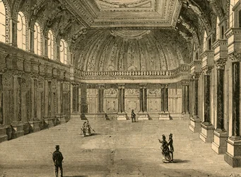 Interiör av Drapers Hall, 1897.