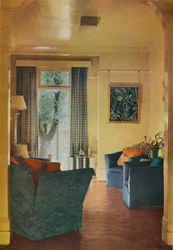 Interiör av Mrs Ewart Sofios hus, 25 Bark Place, Bayswater, London, 1932