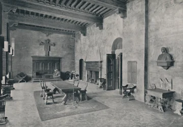 Interiör av Palazzo Davanzati, 1928