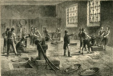 Myntverkets inre, c1872.
