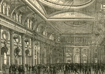 Interiör av Royal Exchange, 1898.