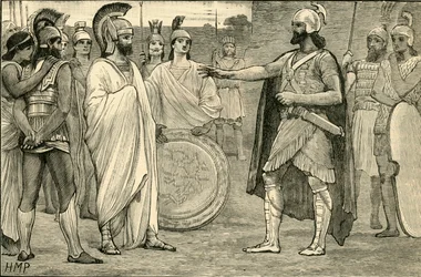 Intervju mellan Agesilaus och Pharnabazus, 1890.