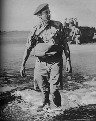 Invasionsgeneralen Wades i land, 1943-44