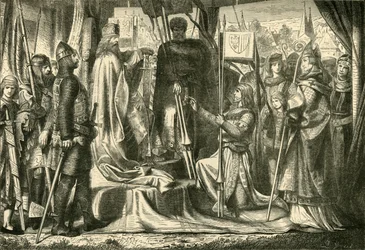 Henry Jasomirgotts placering som förste hertig av Österrike, 1156, 1890.
