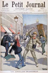 Irascible engelsk turist, Paris, 1900