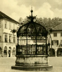 Iron Well, Bruck an der Mur, Steiermark, Österrike, c1935.