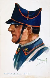 Italiensk infanterisoldat, 1914-1918