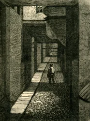 Ivy Bridge Lane, 1881.