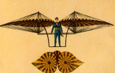 Jacob Degens flygmaskin, 1808, 1932.