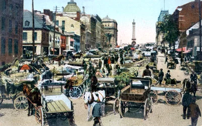 Jacques Cartier Market, Montreal, Kanada, c1900-talet