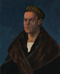 Jacob Fugger 1459-1525. - Målning av Dürer, 1934.