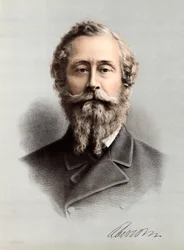James Hamilton, 1:e hertig av Abercorn 1811-1885, brittisk hovman och statsman, c1880