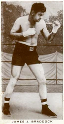 James J Braddock, irländsk-amerikansk boxare, 1938