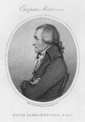 James Rennell, brittisk geograf, 1802
