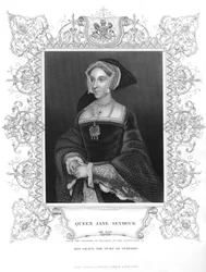 Jane Seymour, tredje hustru till Henry VIII, c1536, 1800-talet