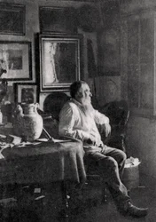 Jean-Baptiste Alphonse Karr, fransk kritiker, journalist och romanförfattare, 1889