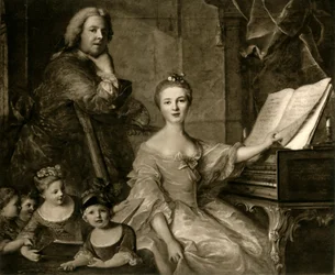Jean-Marc Nattier och hans familj, 1730-1762, 1903.
