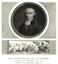 Jean Marie Roland de la Platiere, inrikesminister