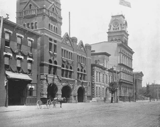Jefferson Street, Louisville, Kentucky, USA, c1900.