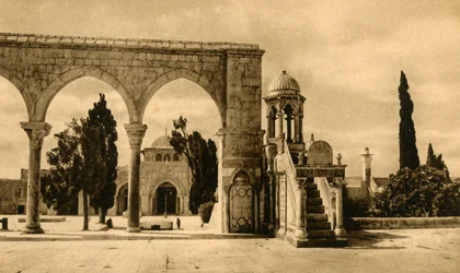 Jerusalem - Moskén Al-Aqsa, c1918-c1939.