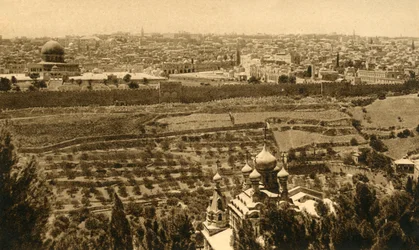 Jerusalem från Oljeberget, c1918-c1939.