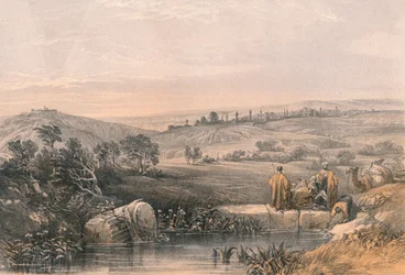 Jerusalem från norr, 1855.