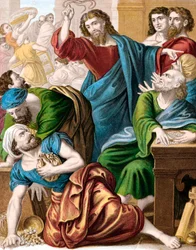 Jesus och växlarna, c1860