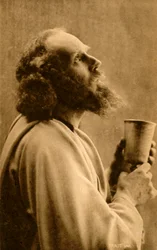 Jesus vid den sista måltiden, 1922.