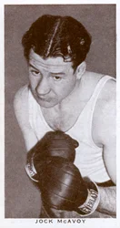 Jock McAvoy, brittisk boxare, 1938