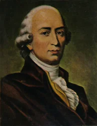 Johann Gottfried Herder 1744-1803. - Målning efter Graefle, 1934.