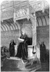 John Evelyn Denison, talman för underhuset, 1857