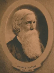 John Gibson Paton 1824-1907, skotsk född protestantisk missionär, c1910-talet