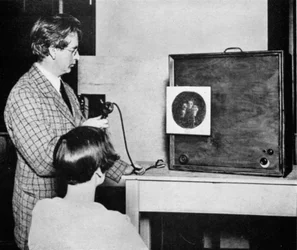 John Logie Baird 1888-1946, skotsk elektroingenjör och pionjär inom tv, 1920-talet