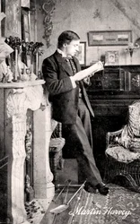 John Martin Harvey 1863-1944, engelsk skådespelare, tidigt 1900-tal