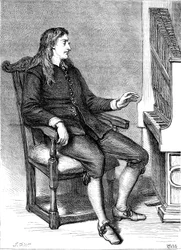 John Milton 1608-1674, engelsk poet, 1870